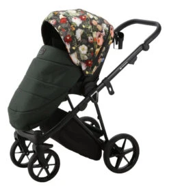 Adamex Porto Flowers Dark Green 2-in-1 Kinderwagen FL-6 -Dirkje || Jollein || bébé-jou Verkoopwinkel adamex porto flowers dark green 2 in 1 kinderwagen fl 6 2 1920x1920