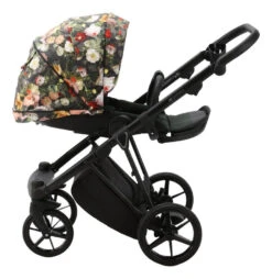 Adamex Porto Flowers Dark Green 2-in-1 Kinderwagen FL-6 -Dirkje || Jollein || bébé-jou Verkoopwinkel adamex porto flowers dark green 2 in 1 kinderwagen fl 6 4 1920x1920