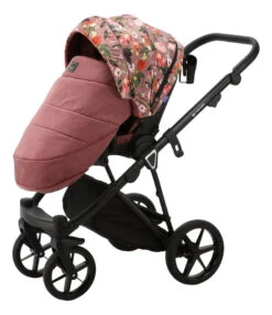 Adamex Porto Flowers Pink 2-in-1 Kinderwagen FL-2 -Dirkje || Jollein || bébé-jou Verkoopwinkel adamex porto flowers pink 2 in 1 kinderwagen fl 2 1 1920x1920