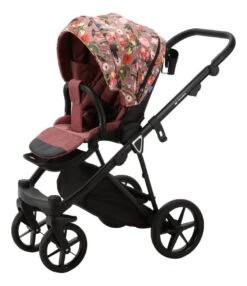 Adamex Porto Flowers Pink 2-in-1 Kinderwagen FL-2 -Dirkje || Jollein || bébé-jou Verkoopwinkel adamex porto flowers pink 2 in 1 kinderwagen fl 2 2 1920x1920