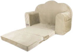 Albero Mio Cloud Sofa Velvet Beige Slaapbank V110 -Dirkje || Jollein || bébé-jou Verkoopwinkel albero mio cloud sofa beige slaapbank v110 2