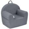 Albero Mio Stripe Graphite Kinderfauteuil -Dirkje || Jollein || bébé-jou Verkoopwinkel albero mio stripe graphite kinderfauteuil 1