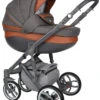 Baby Merc Faster 3 Grey/Brown Kinderwagen Incl. Autostoel FIII 100 -Dirkje || Jollein || bébé-jou Verkoopwinkel baby merc faster 3 100