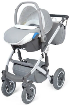 Baby Merc Faster 3 Eco Leather Grey Kinderwagen Incl. Autostoel F10 -Dirkje || Jollein || bébé-jou Verkoopwinkel baby merc faster 3 grey kinderwagen incl. autostoel 7