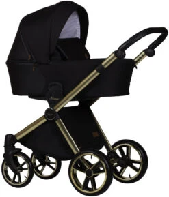 Baby Merc Mango Black/Gold LTD Kinderwagen Incl. Autostoel ML/204 -Dirkje || Jollein || bébé-jou Verkoopwinkel baby merc mango black gold ltd kinderwagen incl. autostoel ml 204 4