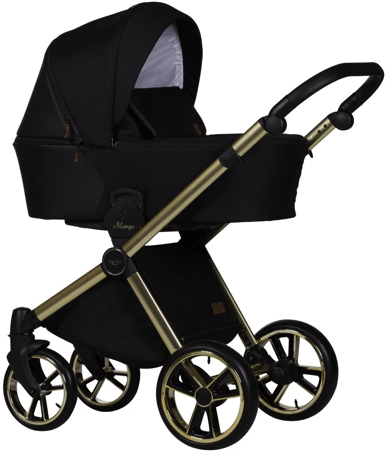 Baby Merc Mango Black/Gold LTD Kinderwagen Incl. Autostoel ML/204 - Afbeelding 2