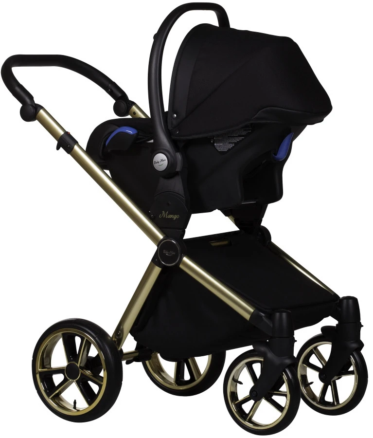 Baby Merc Mango Black/Gold LTD Kinderwagen Incl. Autostoel ML/204 - Afbeelding 4