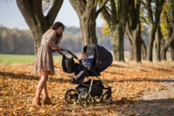 Baby Merc Mango Black/Gold LTD Kinderwagen Incl. Autostoel ML/204 -Dirkje || Jollein || bébé-jou Verkoopwinkel baby merc mango limited edition black gold