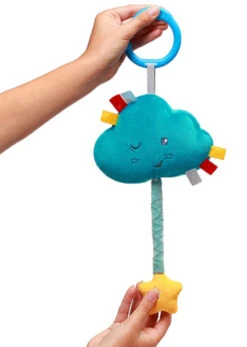 Baby Ono Blauw Wolkje Muziekdoosje 616 -Dirkje || Jollein || bébé-jou Verkoopwinkel baby ono blauw wolkje muziekdoosje 616 muziek