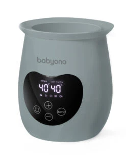 Baby Ono Honey Grey Natural Nursing Flessenwarmer En Sterilisator 968/02 -Dirkje || Jollein || bébé-jou Verkoopwinkel baby ono honey grey digitale voedselopwarmer en sterilisator 5