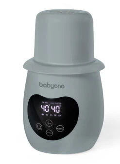 Baby Ono Honey Grey Natural Nursing Flessenwarmer En Sterilisator 968/02 -Dirkje || Jollein || bébé-jou Verkoopwinkel baby ono honey grey digitale voedselopwarmer en sterilisator 6