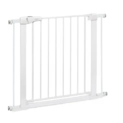 Baby Ono Safety Gate Wit Traphek Klemhek 943/01 -Dirkje || Jollein || bébé-jou Verkoopwinkel baby ono safety gate wit traphek klemhek 943 01 1