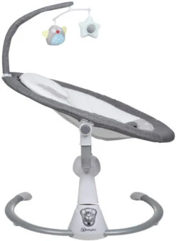 Babygo Homey Set Grey/White Babyschommel En Kinderstoel 19024 26 Babygo Homey Set Grey/White Babyschommel En Kinderstoel 19024 -Dirkje || Jollein || bébé-jou Verkoopwinkel babygo homey grey swing babyschommel 109 2 3 1 3