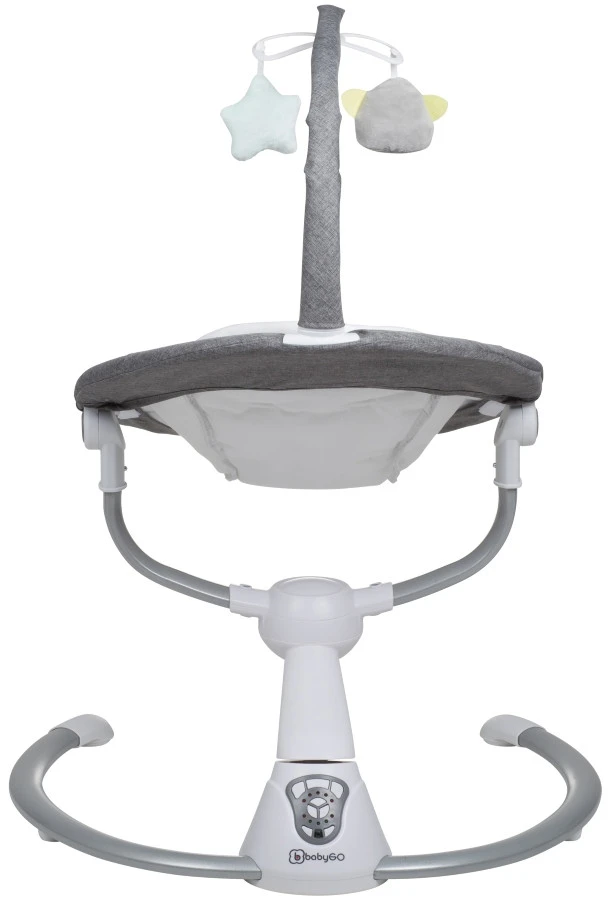 Babygo Homey Set Grey/Black Babyschommel En Kinderstoel 19023 12 Babygo Homey Set Grey/Black Babyschommel En Kinderstoel 19023 - Afbeelding 10