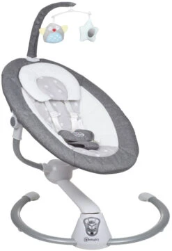 Babygo Homey Set Grey/White Babyschommel En Kinderstoel 19024 30 Babygo Homey Set Grey/White Babyschommel En Kinderstoel 19024 -Dirkje || Jollein || bébé-jou Verkoopwinkel babygo homey grey swing babyschommel 109 2 7 1 3