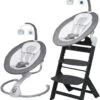 Babygo Homey Set Grey/Black Babyschommel En Kinderstoel 19023 -Dirkje || Jollein || bébé-jou Verkoopwinkel babygo homey set greyblack babyschommel en kinderstoel 19023 1