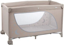 Babygo MoonStars Beige Melange Campingbed 4802