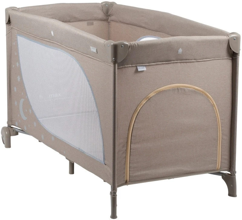 Babygo MoonStars Beige Melange Campingbed 4802 4 Babygo MoonStars Beige Melange Campingbed 4802 - Afbeelding 2