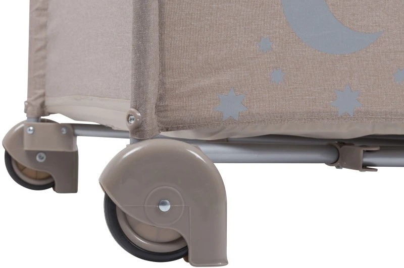 Babygo MoonStars Beige Melange Campingbed 4802 7 Babygo MoonStars Beige Melange Campingbed 4802 - Afbeelding 5