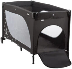 Babygo MoonStars Black Melange Campingbed 4803 -Dirkje || Jollein || bébé-jou Verkoopwinkel babygo moonstars black campingbed 3