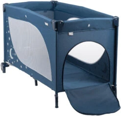 Babygo MoonStars Navy Melange Campingbed 4804 -Dirkje || Jollein || bébé-jou Verkoopwinkel babygo moonstars navy campingbed 3