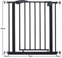Babygo Safety Gate Black Traphek Klemhek 4052 15 Babygo Safety Gate Black Traphek Klemhek 4052 -Dirkje || Jollein || bébé-jou Verkoopwinkel babygo safety gate black traphek klemhek 4052 4