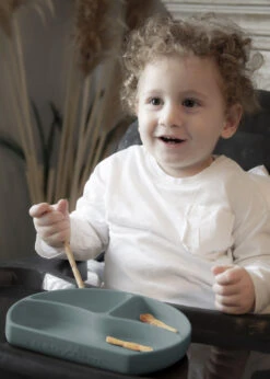 Babyjem Mint Siliconen Bordje 715 -Dirkje || Jollein || bébé-jou Verkoopwinkel babyjem mint siliconen bordje 715 5 2