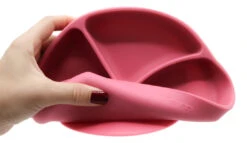 Babyjem Roze Siliconen Bordje 715 -Dirkje || Jollein || bébé-jou Verkoopwinkel babyjem roze siliconen bordje 715 3