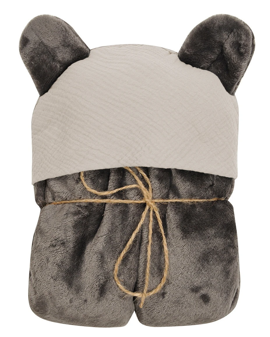 Babymatex Muslin Koala Dark Grey 95x95 Cm Wikkeldeken Voor Autostoel TB0444_03 6 Babymatex Muslin Koala Dark Grey 95x95 Cm Wikkeldeken Voor Autostoel TB0444_03 - Afbeelding 4