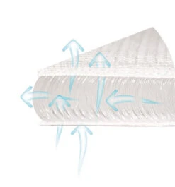 Babymatex AeroLine Paddi Grijs Inlegkussen TB0209_42 -Dirkje || Jollein || bébé-jou Verkoopwinkel babymatex oxi drukverlagende matrastopper tb0211 324 327 331 3 12