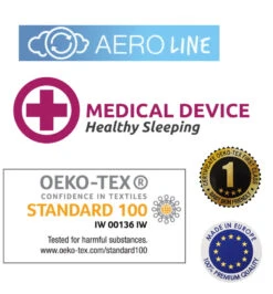 Babymatex AeroLine Oxi Meadow 35x75 Cm Matrasbeschermer TB0404_01 -Dirkje || Jollein || bébé-jou Verkoopwinkel babymatex oxi drukverlagende matrastopper tb0211 324 327 331 7 8