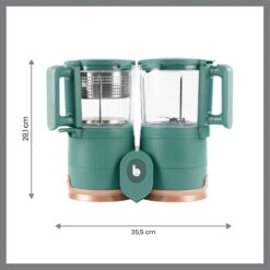 Babymoov Nutribaby Glazen 4-in-1 Foodprocessor A001132 -Dirkje || Jollein || bébé-jou Verkoopwinkel babymoov glazen nutribaby a001132 10