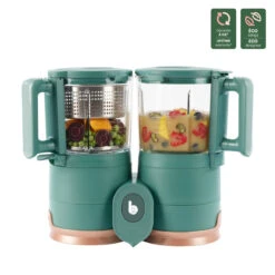 Babymoov Nutribaby Glazen 4-in-1 Foodprocessor A001132 -Dirkje || Jollein || bébé-jou Verkoopwinkel babymoov glazen nutribaby a001132 2