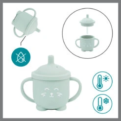 Babymoov Learn'Isy Vos Kinderservies Set Incl. Silicone Slab A005402 -Dirkje || Jollein || bébé-jou Verkoopwinkel babymoov learnisy vos kinderservies set incl. silicone slab a005402 3