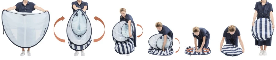 Babymoov Marine Anti-UV Tent A038215 7 Babymoov Marine Anti-UV Tent A038215 - Afbeelding 5