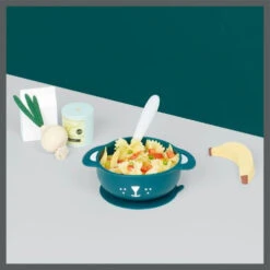 Babymoov Tast'Isy Hond Silicone Kommetje Met Lepel A005405 -Dirkje || Jollein || bébé-jou Verkoopwinkel babymoov tastisy hond silicone kommetje met lepel 2 1920x1920