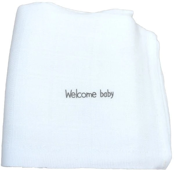 Petit Villain Wit 'Welcome Baby' 6-delige Babyset 9 Petit Villain Wit 'Welcome Baby' 6-delige Babyset - Afbeelding 7