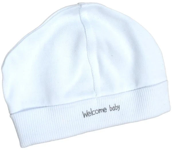 Petit Villain Wit 'Welcome Baby' 6-delige Babyset 5 Petit Villain Wit 'Welcome Baby' 6-delige Babyset - Afbeelding 3