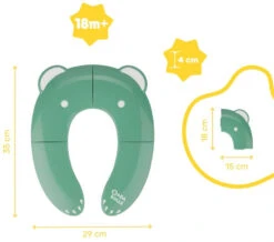 Badabulle Groen Toiletverkleiner B027009 -Dirkje || Jollein || bébé-jou Verkoopwinkel badabulle groen toiletverkleiner b027009 4 1920x1920