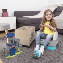 Badabulle Home & Go Grey Booster Stoelverhoger B009011 -Dirkje || Jollein || bébé-jou Verkoopwinkel badabulle home go booster grey stoelverhoger b009011 9