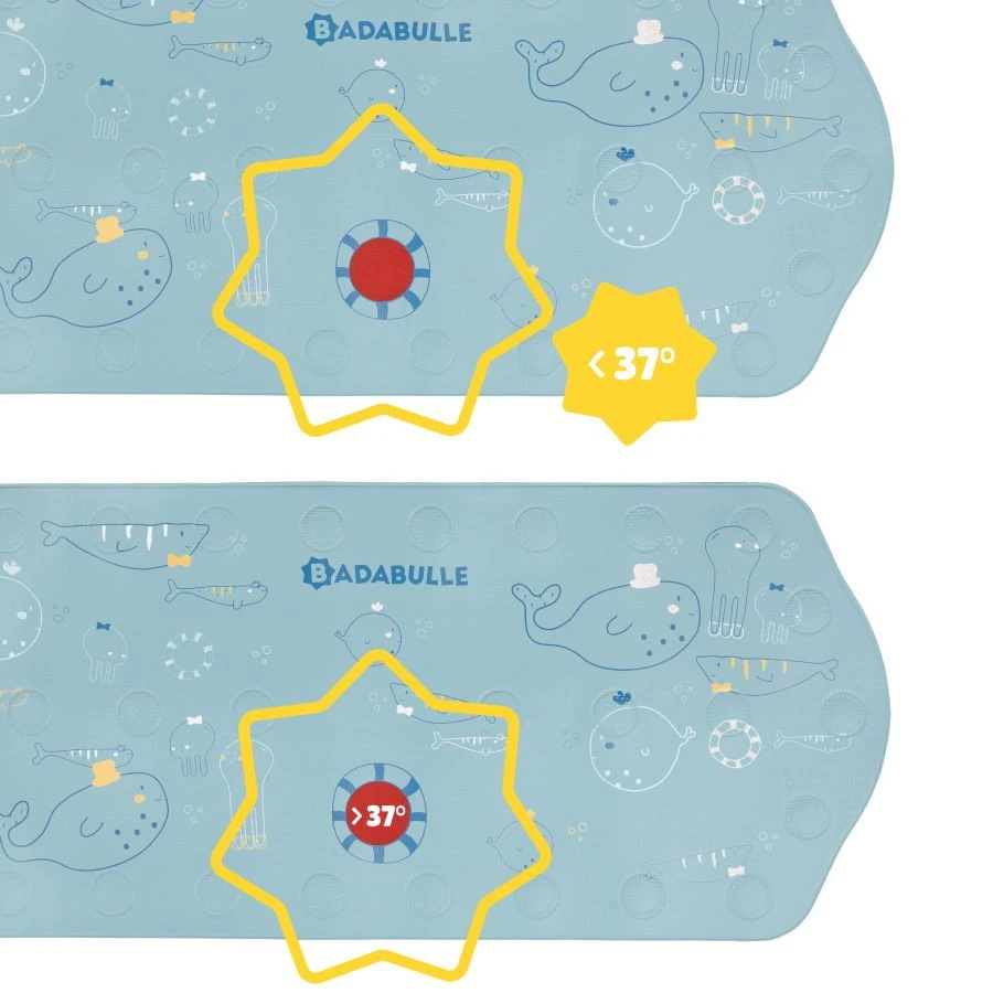 Badabulle XXL Badmatje Met Temperatuurindicator B023014 5 Badabulle XXL Badmatje Met Temperatuurindicator B023014 - Afbeelding 3