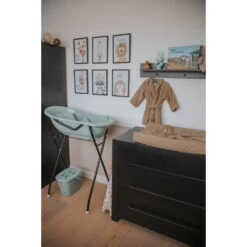 MamaLoes Licht Roze Badset Incl. Witte Badstandaard -Dirkje || Jollein || bébé-jou Verkoopwinkel badstof nougat 03 6