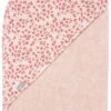 Bébé-jou Bebe-Jou Leopard Pink Badcape 3010123 -Dirkje || Jollein || bébé-jou Verkoopwinkel bebe jou leopard pink badcape