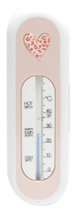 Bébé-jou Bebe-Jou Leopard Pink Geschenkset 6245123 -Dirkje || Jollein || bébé-jou Verkoopwinkel bebe jou leopard pink badthermometer 1