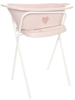 Bébé-jou Bebe-Jou Mellow Rose 98 Cm Click Badstandaard 2200056 -Dirkje || Jollein || bébé-jou Verkoopwinkel bebe jou mellow rose click badstandaard 2