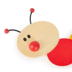 Bieco Rups Houten Kinderkapstok 23021947 -Dirkje || Jollein || bébé-jou Verkoopwinkel bieco rups houten kinderkapstok 23021947 2