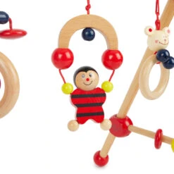 Bieco Toys My First Gym Red Houten Babygym 23000004 -Dirkje || Jollein || bébé-jou Verkoopwinkel bieco toys my first gym red houten babygym 23000004 5