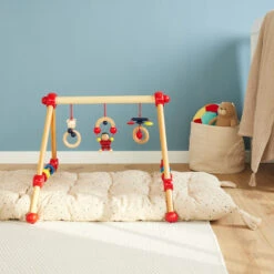 Bieco Toys My First Gym Red Houten Babygym 23000004 -Dirkje || Jollein || bébé-jou Verkoopwinkel bieco toys my first gym red houten babygym 23000004 7