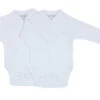 Petit Villain 2 Stuks Bio Uni Wit Maat 44 Lange Mouw Romper -Dirkje || Jollein || bébé-jou Verkoopwinkel biolijn romper 2212
