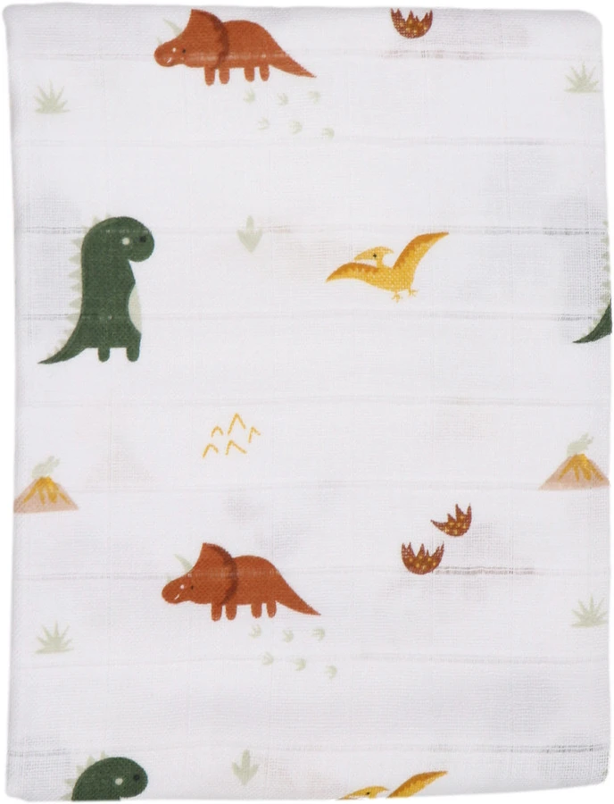 Blush & Blossom Dinosaurus 70 X 70 Cm 6 Stuks Hydrofiel Luiers TR-BB443413 - Afbeelding 4